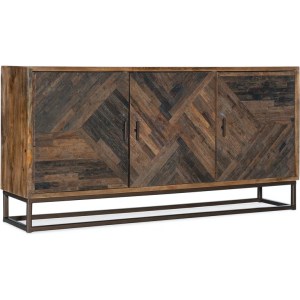 Hooker Entertainment Console - Classic Parquet