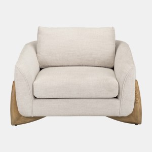 Sagebrook Home Chair with Wood Accent