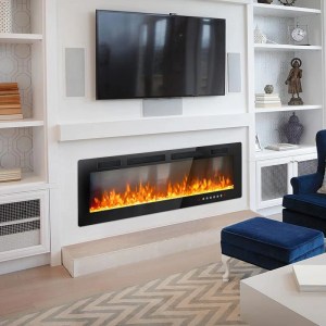 Recessed Wall Mounted Electric Fireplace