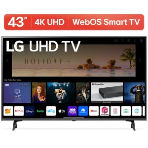 LG 43” 4K UHD Smart TV